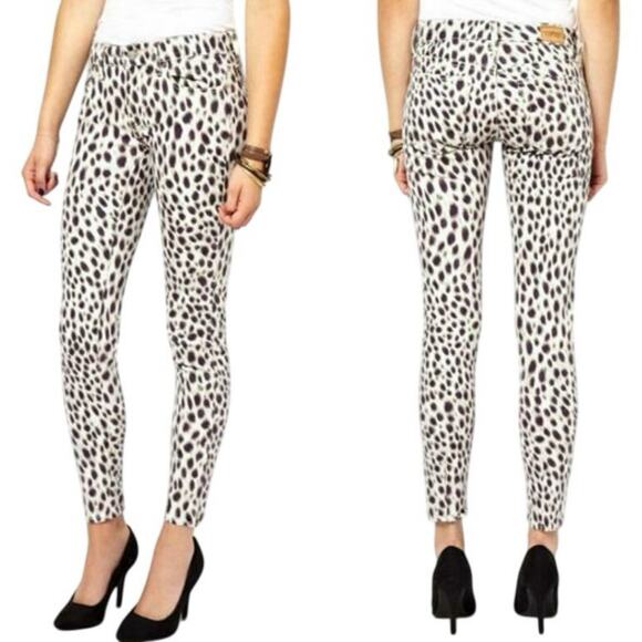 Denim & Supply Ralph Lauren Denim - Denim & Supply Ralph Lauren Skinny Jeans Cheetah Mid Rise Ankle